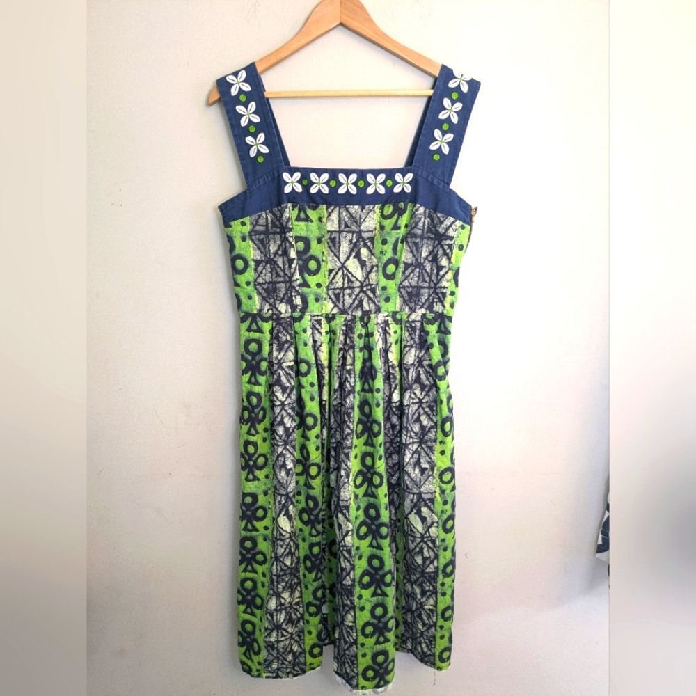 Autumn Adeighbo Green Printed Clover Floral Dress Size 12